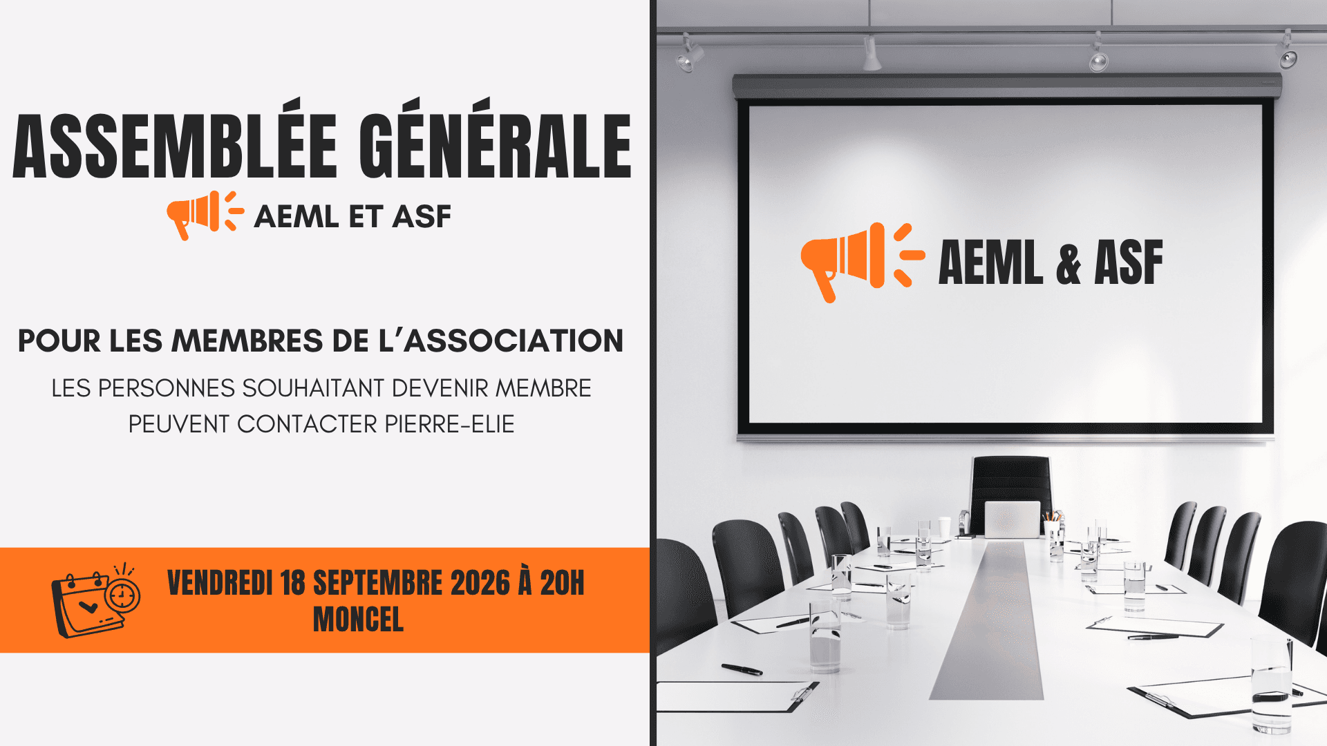 Assemblée générale AEML et ASF